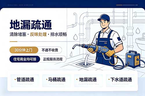 吴川地漏疏通